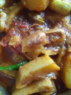 নিরামিষ এঁচোড়ের ডালনা রেসিপির প্রধান ছবি