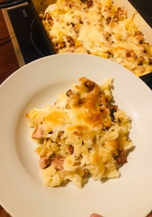 Csőben sült párizsis tészta recept fotója