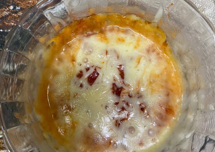 Pizza in a mug