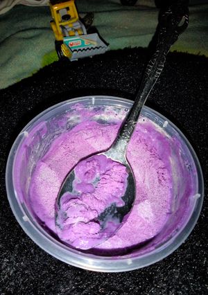 Foto resep Ice cream ubi ungu + susu etawaku