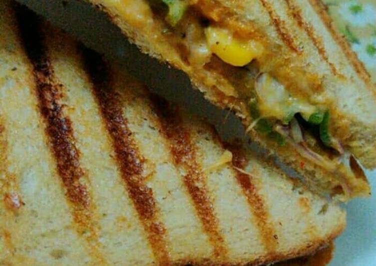 Recipe of Any-night-of-the-week Grilled cheese corn sandwich