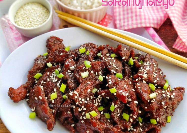 Beef Bulgogi Saranghaeyo 사랑해