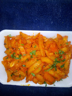 A picture of Chips masala.