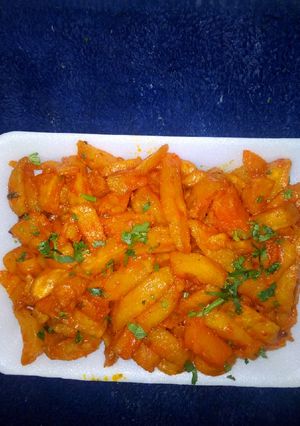 A picture of Chips masala.