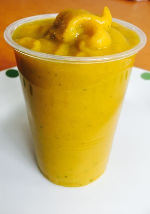 A picture of Pumpkin & sweet potatoes smoothie.