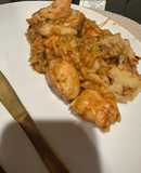Risotto con pollo