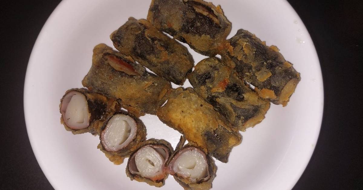 Resep CrabStick Goreng Tepung Balut Nori (Kani Nori tempura) oleh