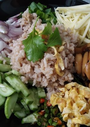 รูปของ ข้าวคลุกกะปิเห็ดหวาน#40