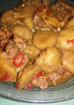 Foto resep Bakso kecap pedas