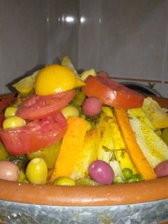 صورة لوصفة الطجين المغربي