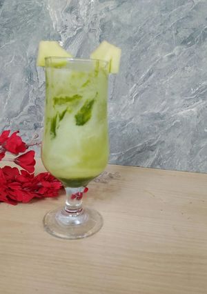 Foto resep Creamy Melon Matcha