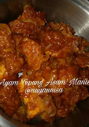Foto resep Ayam Tepung Asam Manis