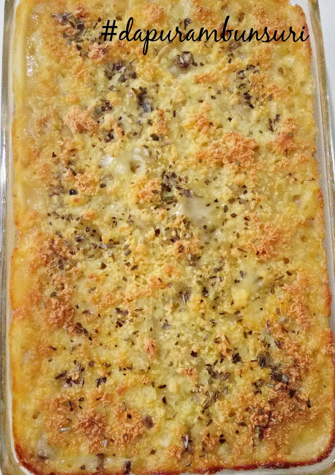 Foto resep Macaroni Panggang (tanpa telur)