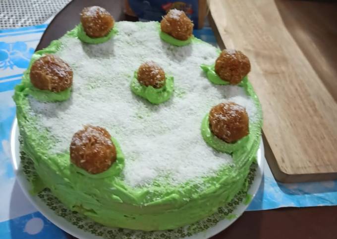 Klepon Cake Kukus