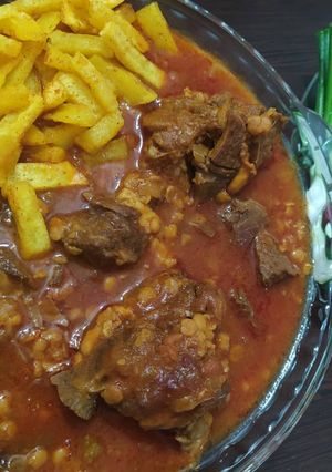 عکسی از دستور خورش قیمه