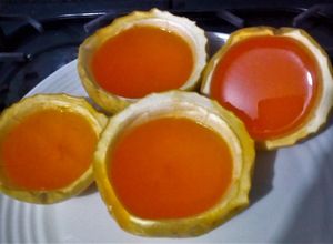 Una foto de Gelatina con la "Cáscara del Maracuyá"