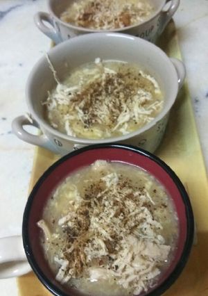 A picture of Chicken Corn Soup.