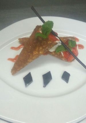 A picture of Brandy snap.