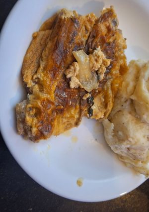 Una foto de Matambre a la leche con doble cocción