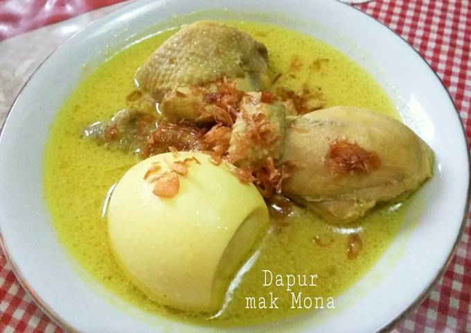 Opor ayam+telur