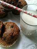 Muffins Plátano- Choco y Nuez