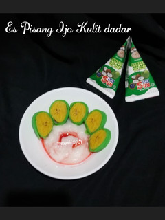 Foto resep 225. Es Pisang Ijo Kulit dadar