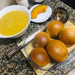 Pumpkin soup 🤤 A picture of Pumpkin soup 🤤.