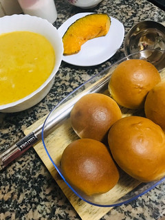 A picture of Pumpkin soup 🤤.