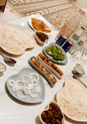 عکسی از دستور 😋قرمه سبزی لعاب دار😋