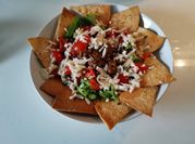 A picture of nachos salad