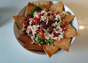 How to Make Tasty Baked nacho taco salad
