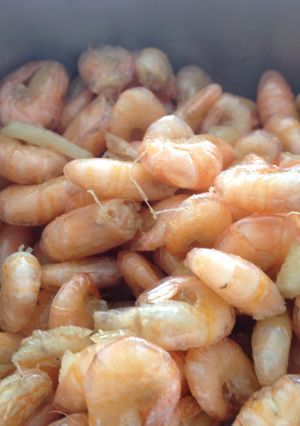 Hình của món Tép đồng rang mặn.