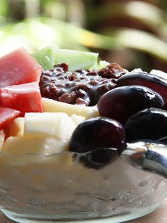 Hình của món Đá bào đậu đỏ - Patbingsu.