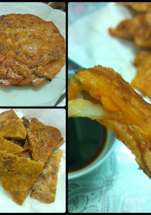 Hình của món Kimchi Pancake.