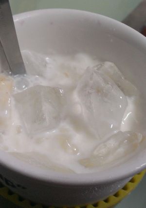 Hình của món Ya-ua trái cây tự chế.