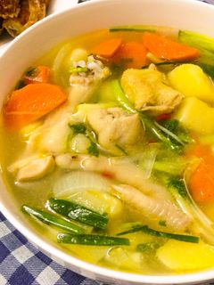 Hình của món Canh gà rau củ.