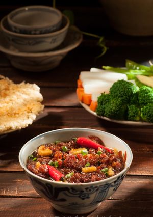 Hình của món Kho quẹt.