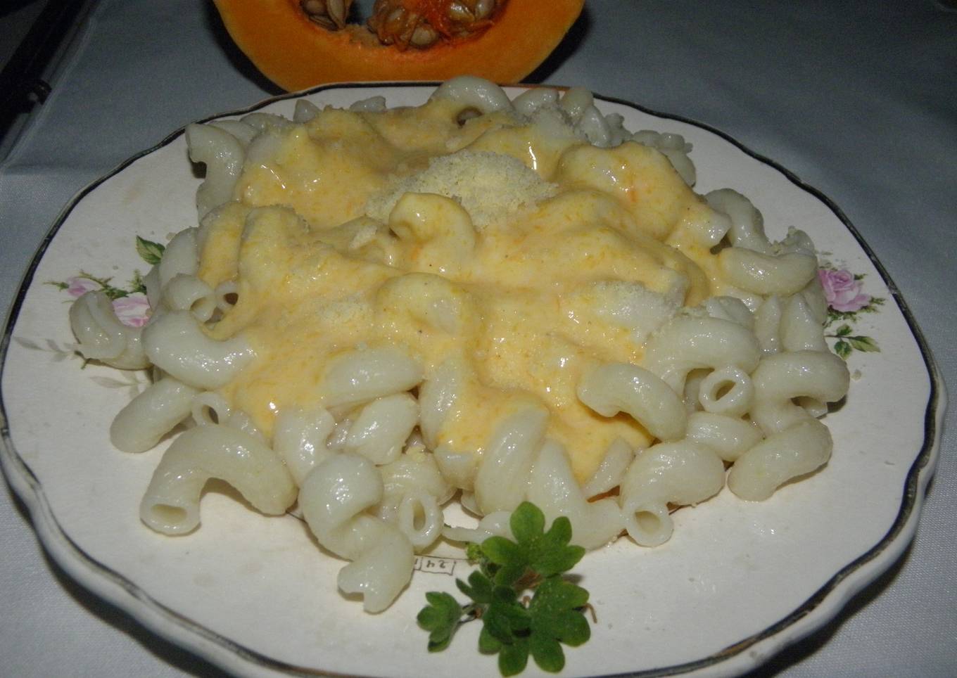 Pasta con salsa de calabaza