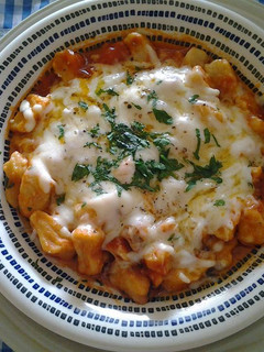 Una foto de Gnocchi o Ñoquis de papas y ricotta
