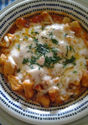 Una foto de Gnocchi o Ñoquis de papas y ricotta