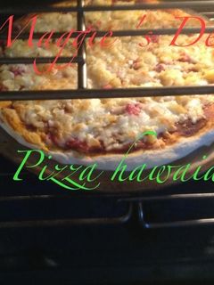 Una foto de Pizza hawaiana