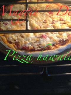 Una foto de Pizza hawaiana