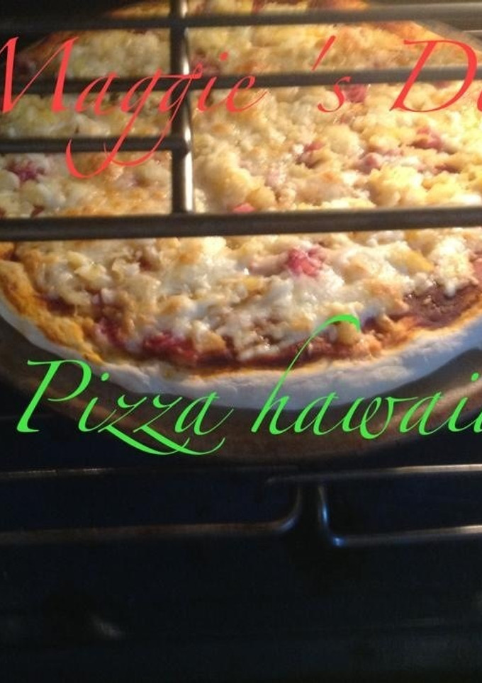 Una foto de Pizza hawaiana
