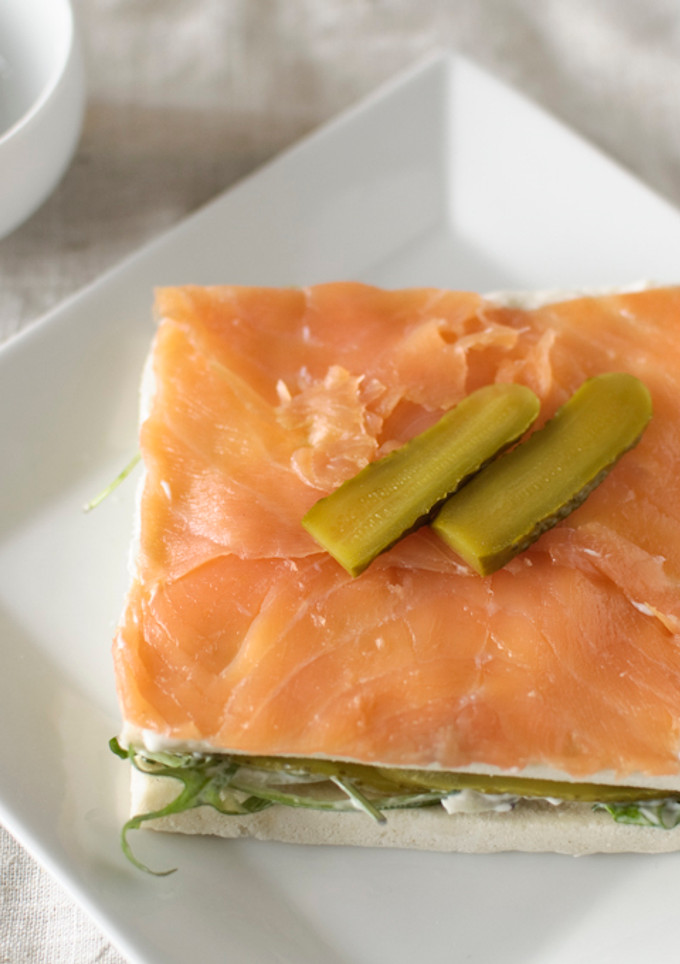 Una foto de Pastel de salmón