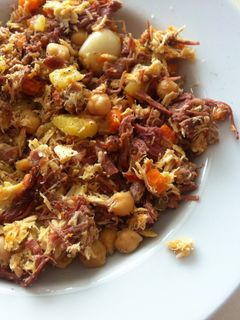 Una foto de Ropa vieja del cocido