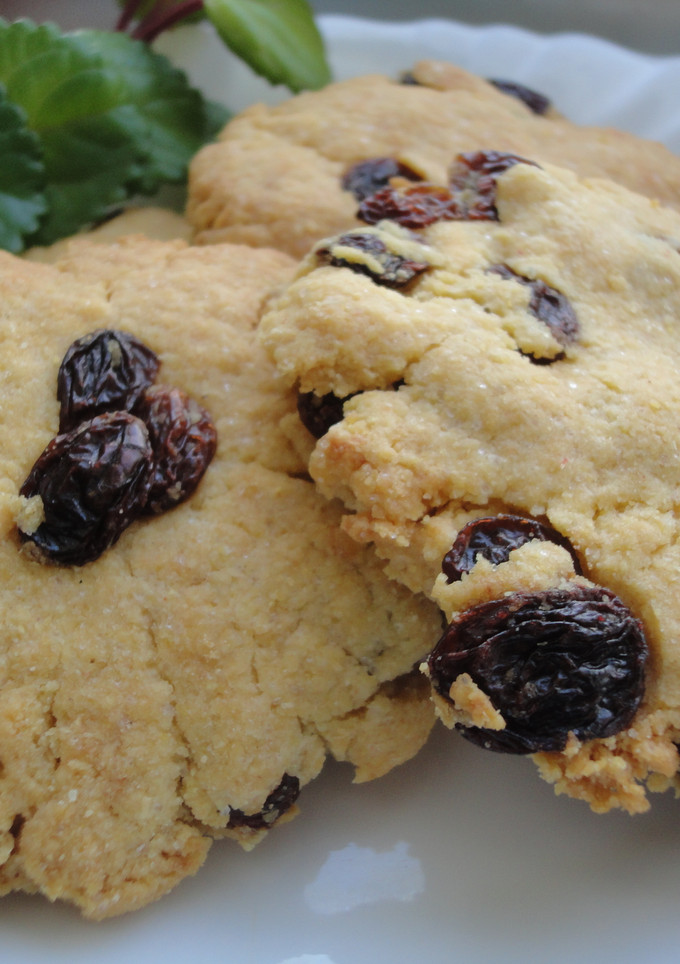 Una foto de Zaletti o Galletas de maíz y pasas