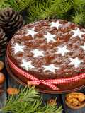 Pastel de frutas de Navidad