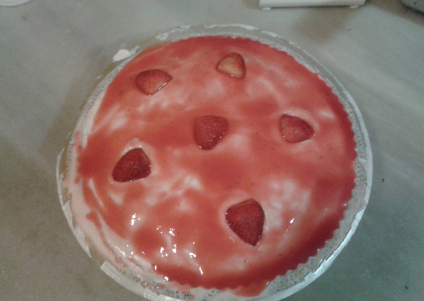 Tiramisú de fresa y mascarpone