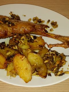 Una foto de Paletilla de cordero a la Murciana