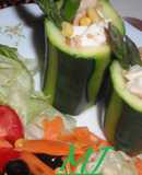 Calabacines rellenos de atún